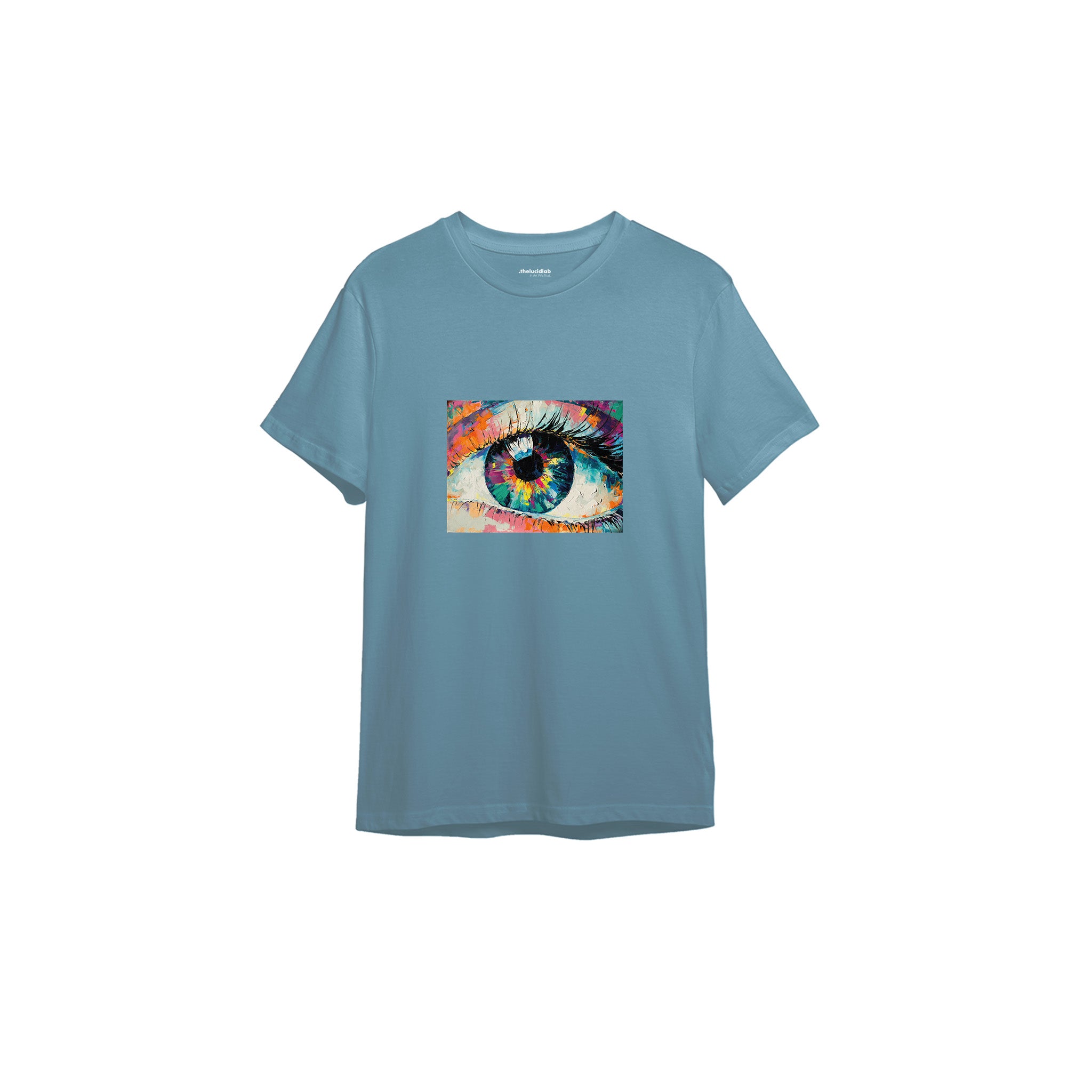 The Eye Tişört — Çelik Mavi