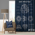 Arc Reactor Navy Blue Perde