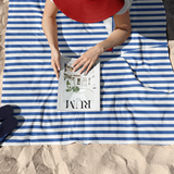 Striped Serenity Plaj Havlusu