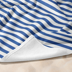Striped Serenity Plaj Havlusu