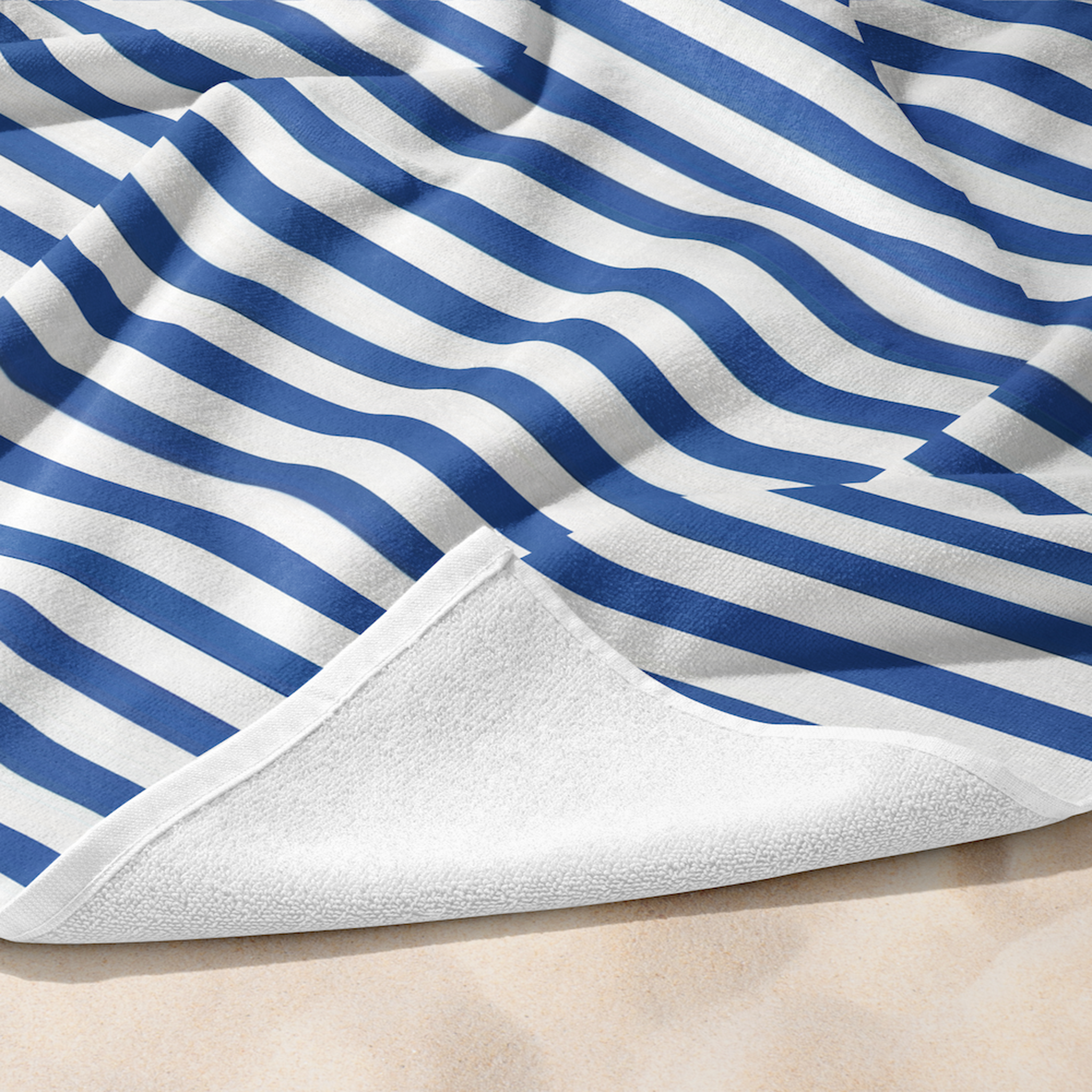 Striped Serenity Plaj Havlusu