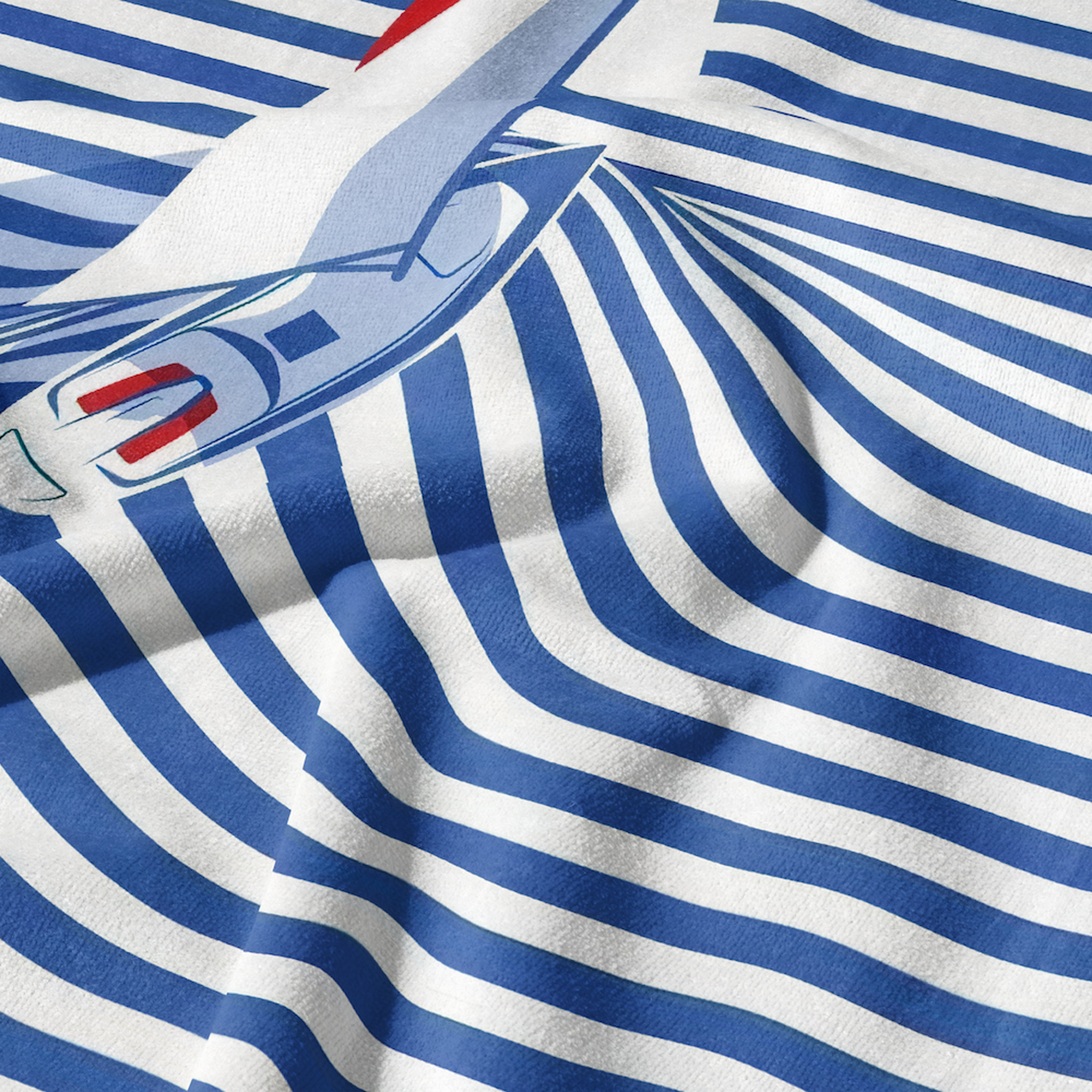 Striped Serenity Plaj Havlusu