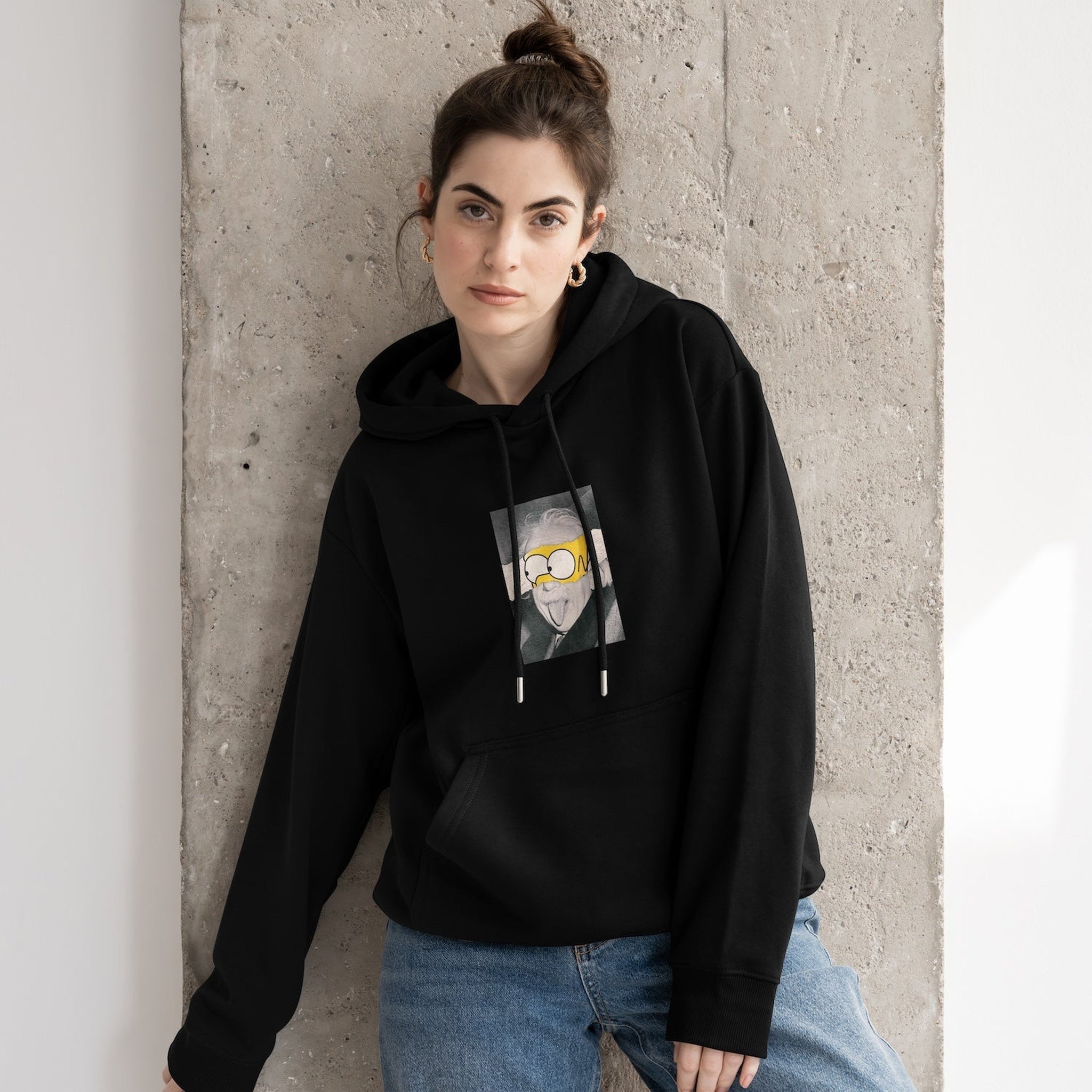 Albert Einstein / Homer Simpson Hoodie