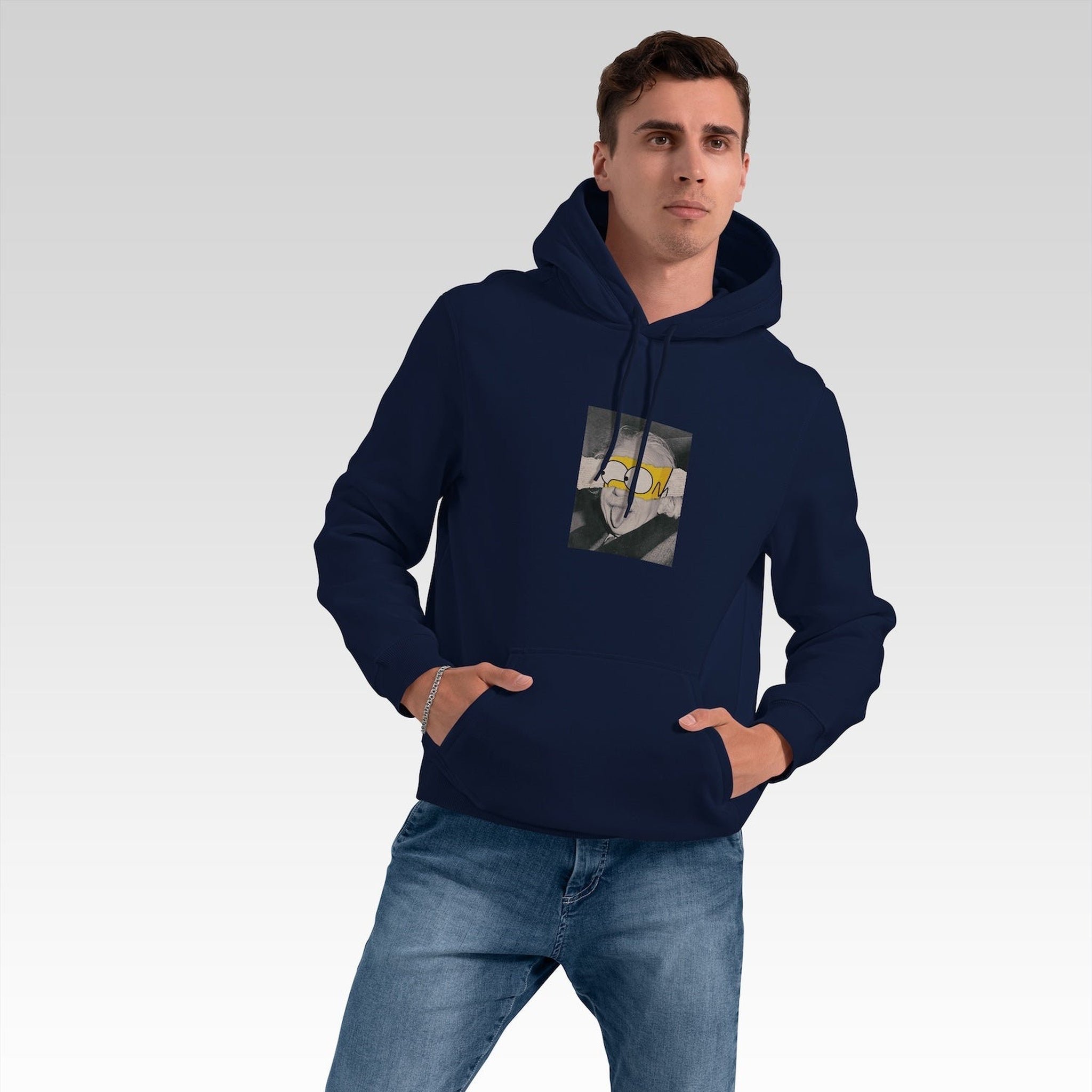 Albert Einstein / Homer Simpson Hoodie