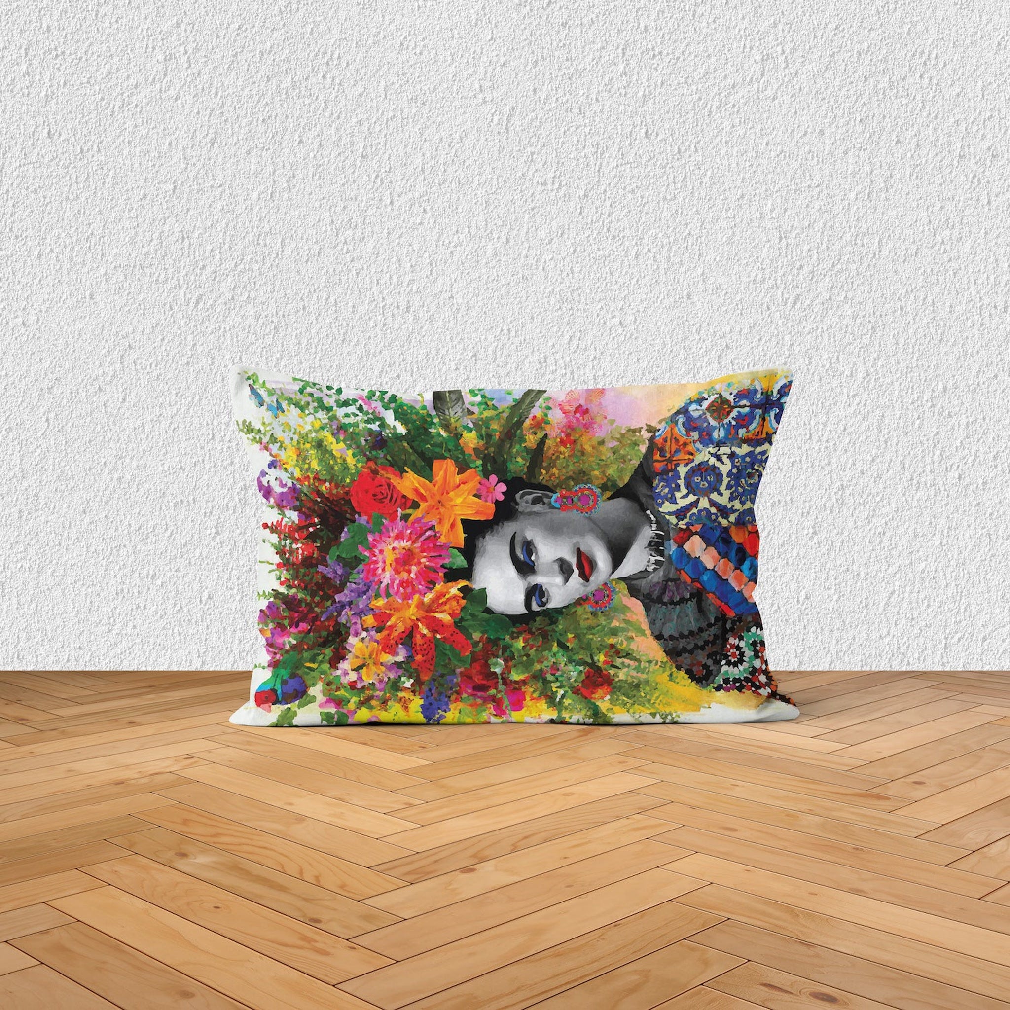 Floral Frida Çift Taraflı Yastık Kılıfı 2 Adet