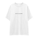 Show Me Your B00ks Oversize Tişört
