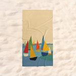 Sailboat Symphony Plaj Havlusu
