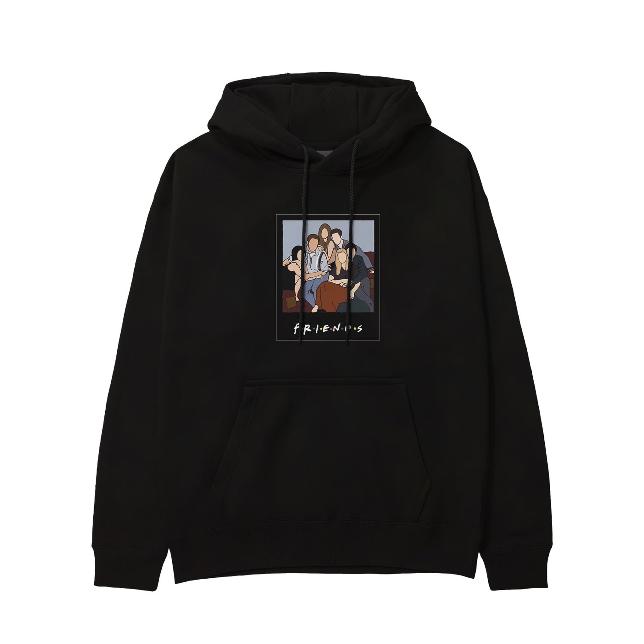 Friends Silüetli Hoodie