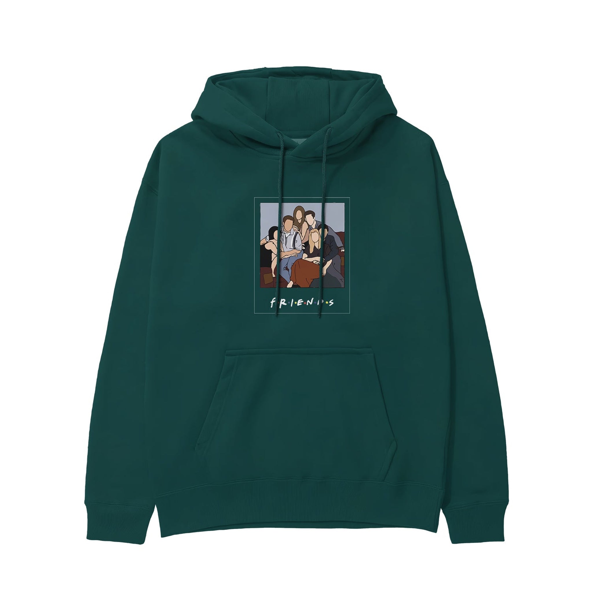 Friends Silüetli Hoodie