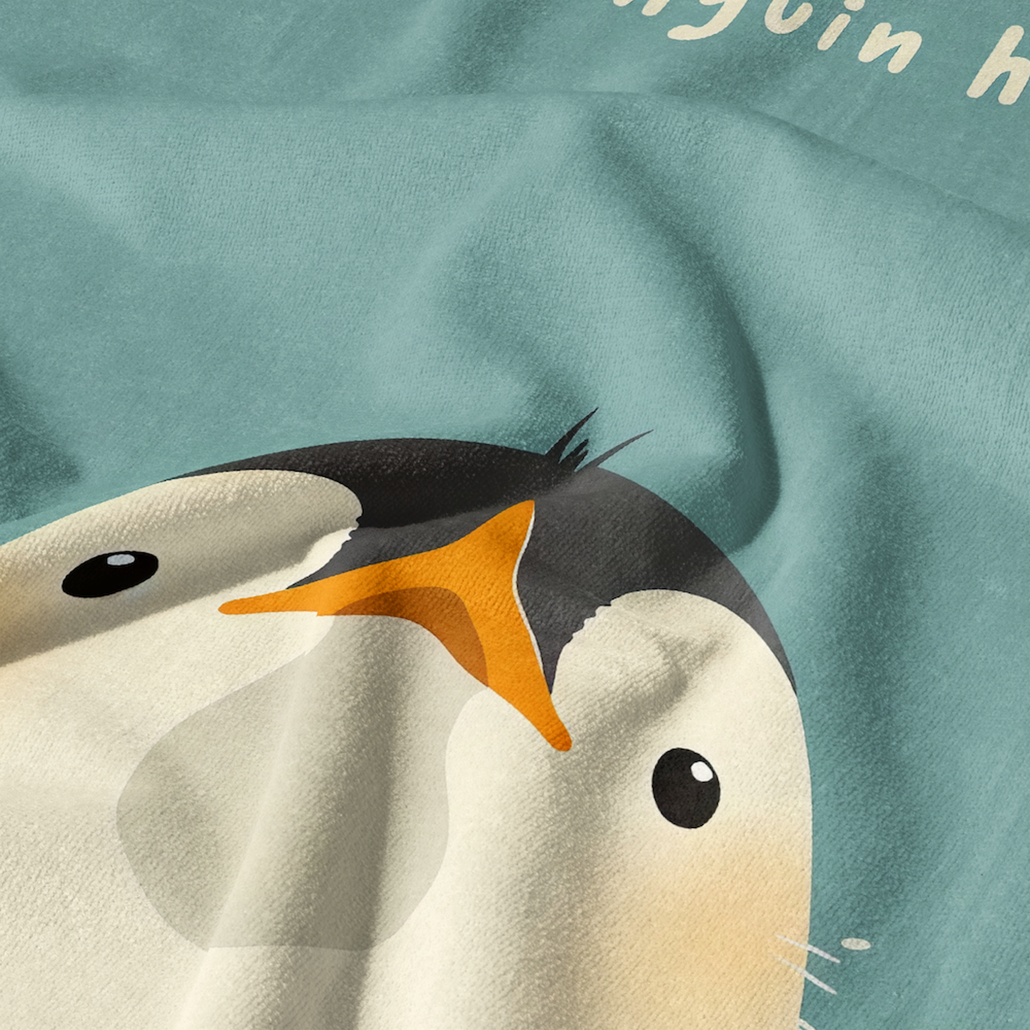 Penguin Hug Plaj Havlusu