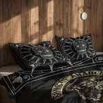 Mexican Skull Black/White Mandala & Sons of Anarchy Çift Taraflı Nevresim Takımı