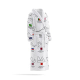 All Tracks White / Formula 1 Pistleri Bornoz