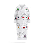 All Tracks White / Formula 1 Pistleri Bornoz
