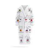 All Tracks White / Formula 1 Pistleri Bornoz
