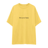 Not Your Baby Oversize Tişört