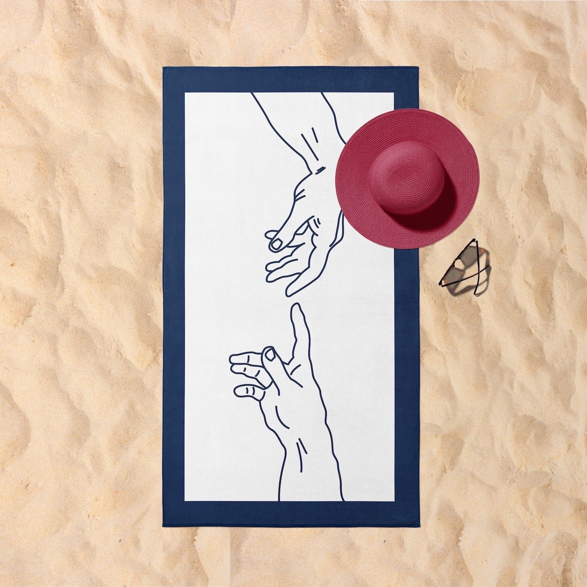 Hands / The Creation of Adam Plaj Havlusu