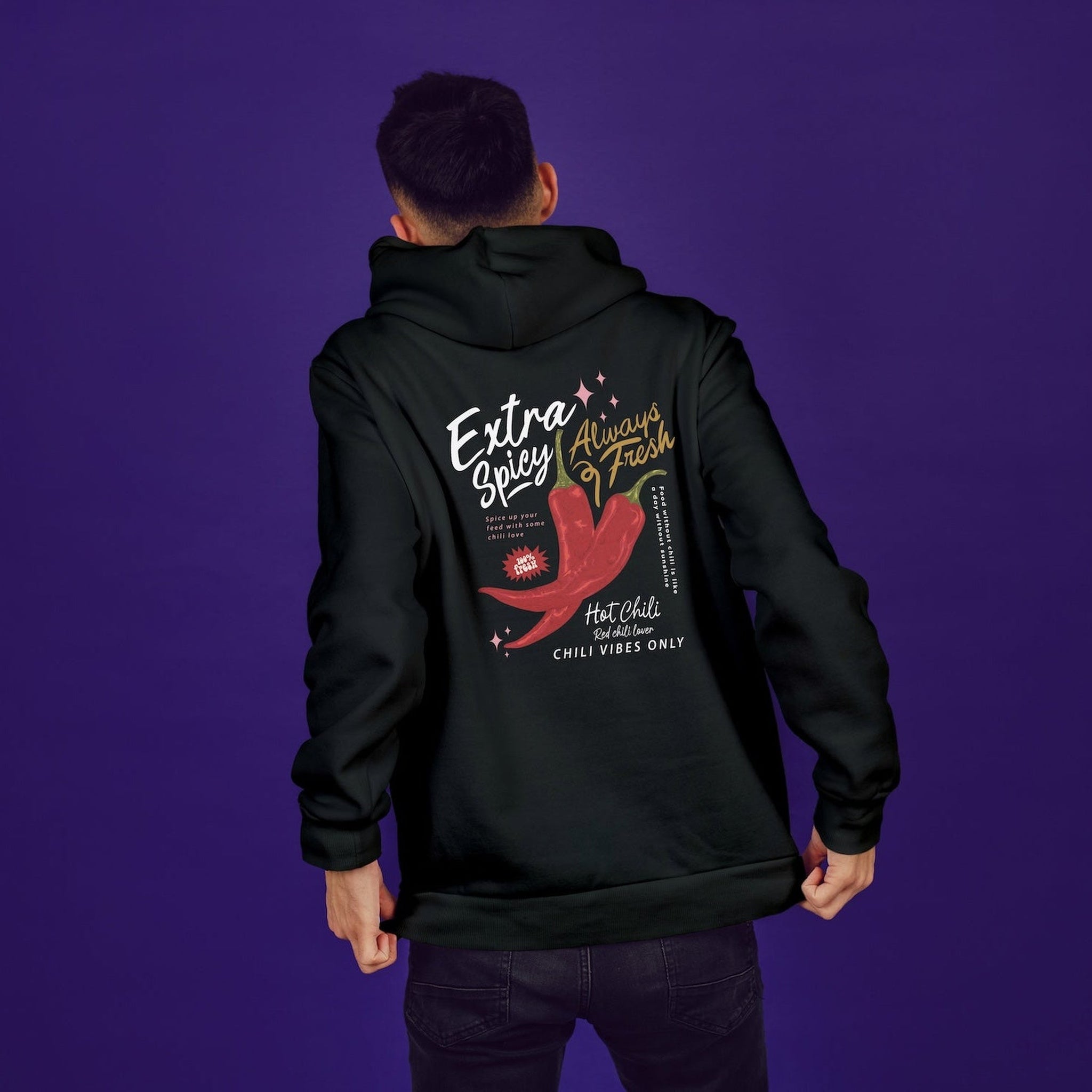 Chili Vibes Only Oversize Hoodie
