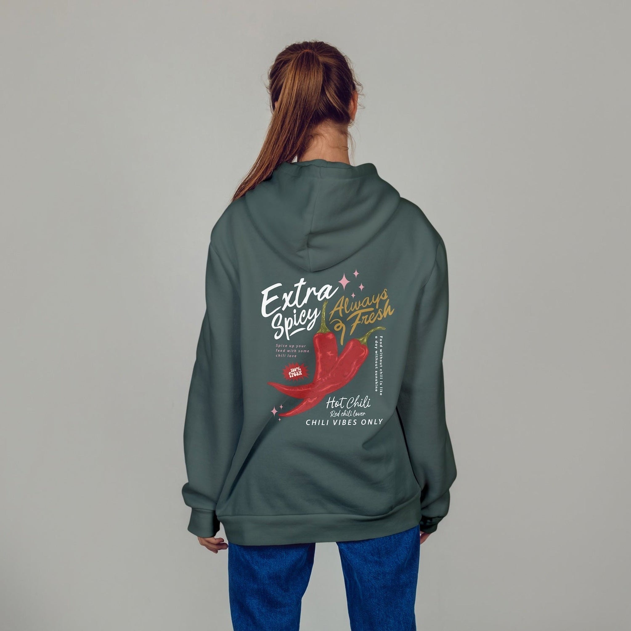 Chili Vibes Only Oversize Hoodie