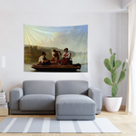 Boatmen on the Missouri Duvar Örtüsü
