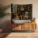 Interior of a Collector's Gallery of Paintings and Objets d'Art Duvar Örtüsü