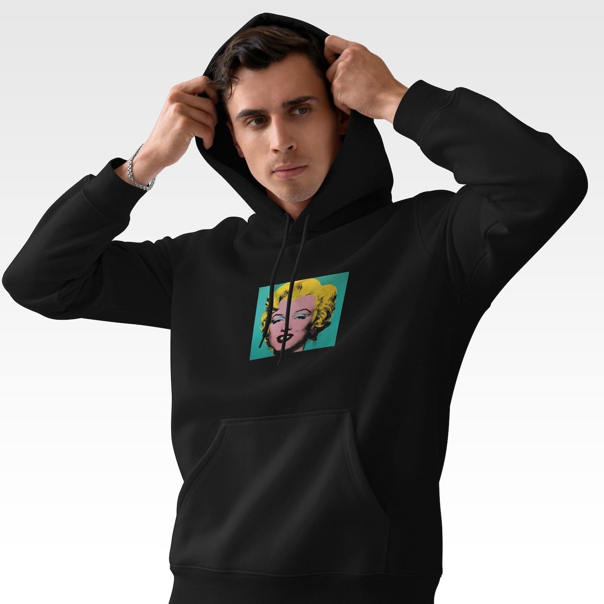 Andy Warhol / Marilyn Monroe Blue Hoodie