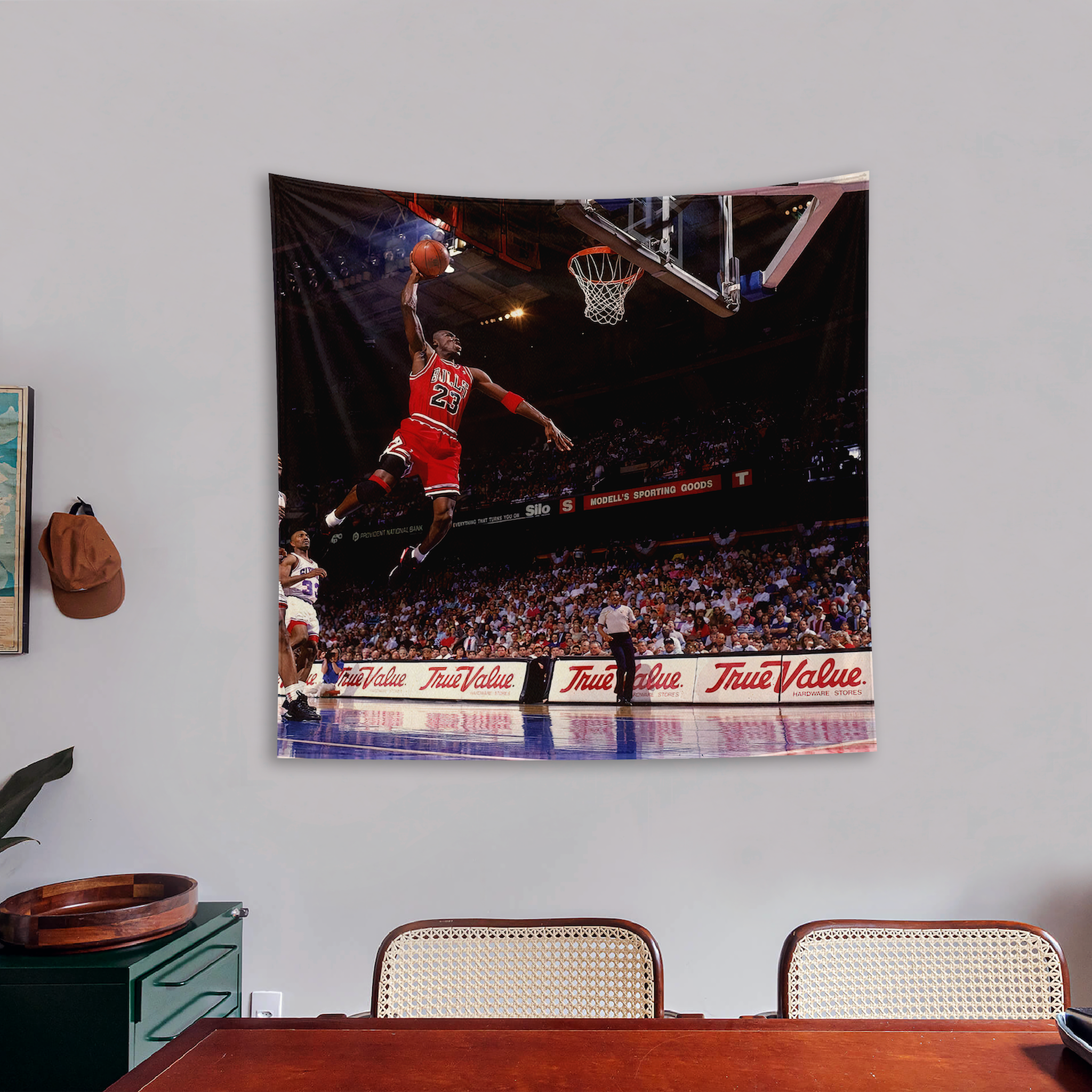 Michael Jordan / Chicago Bulls 1991 NBA Eastern Conference Semifinals Duvar Örtüsü