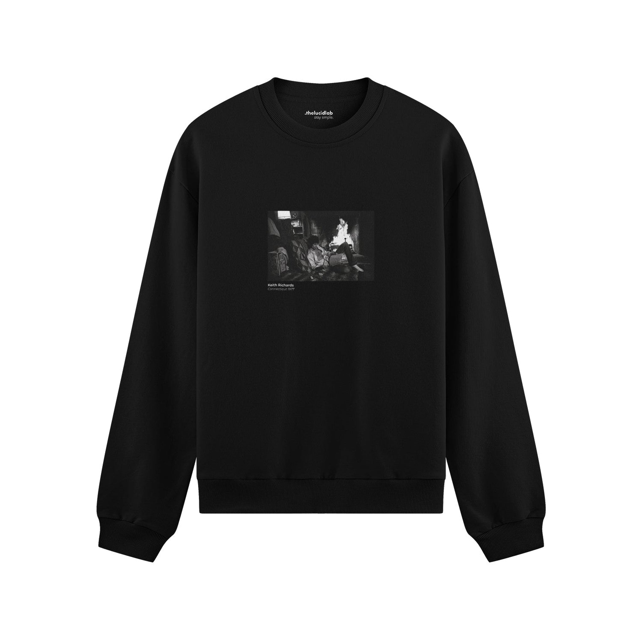 Keith Richards Connecticut 1977 Oversize Sweatshirt