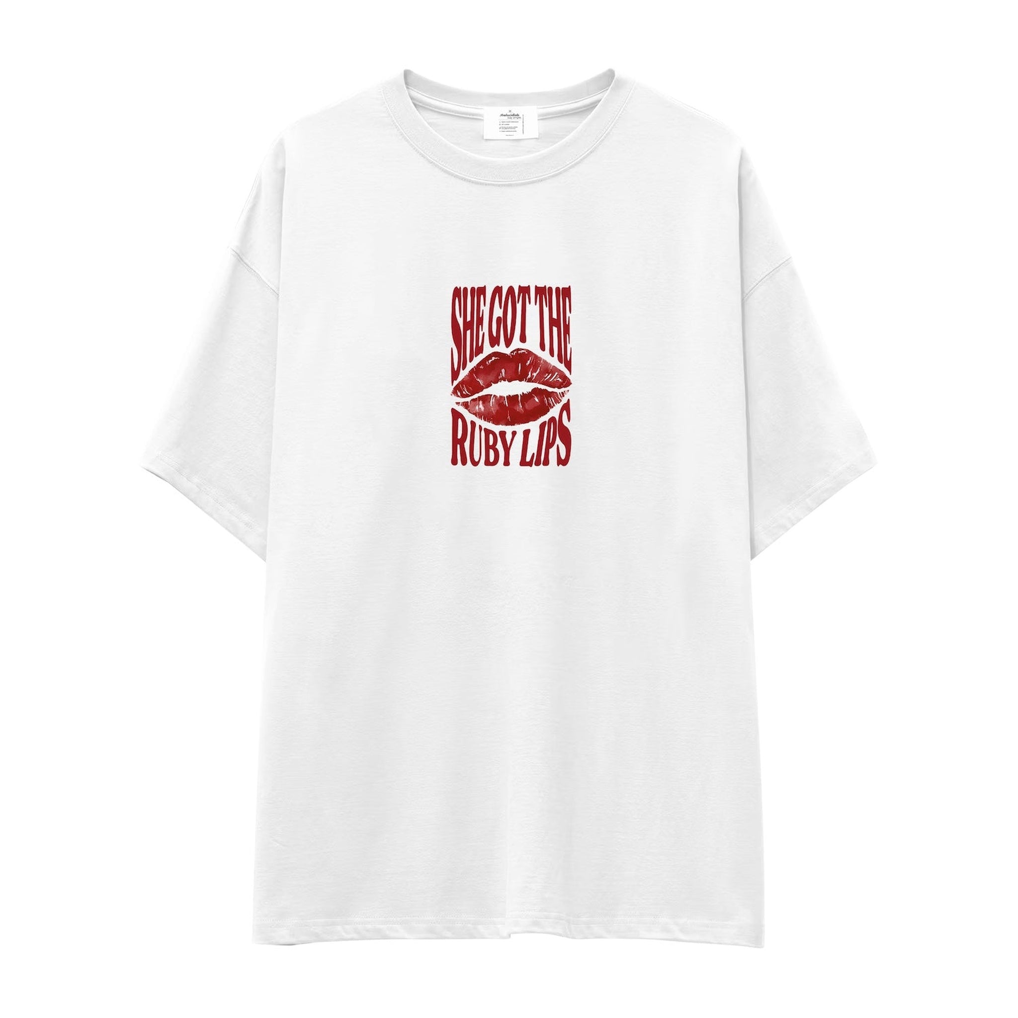 Ruby Lips Oversize Tişört