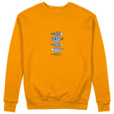Marine Pattern Study Sweatshirt