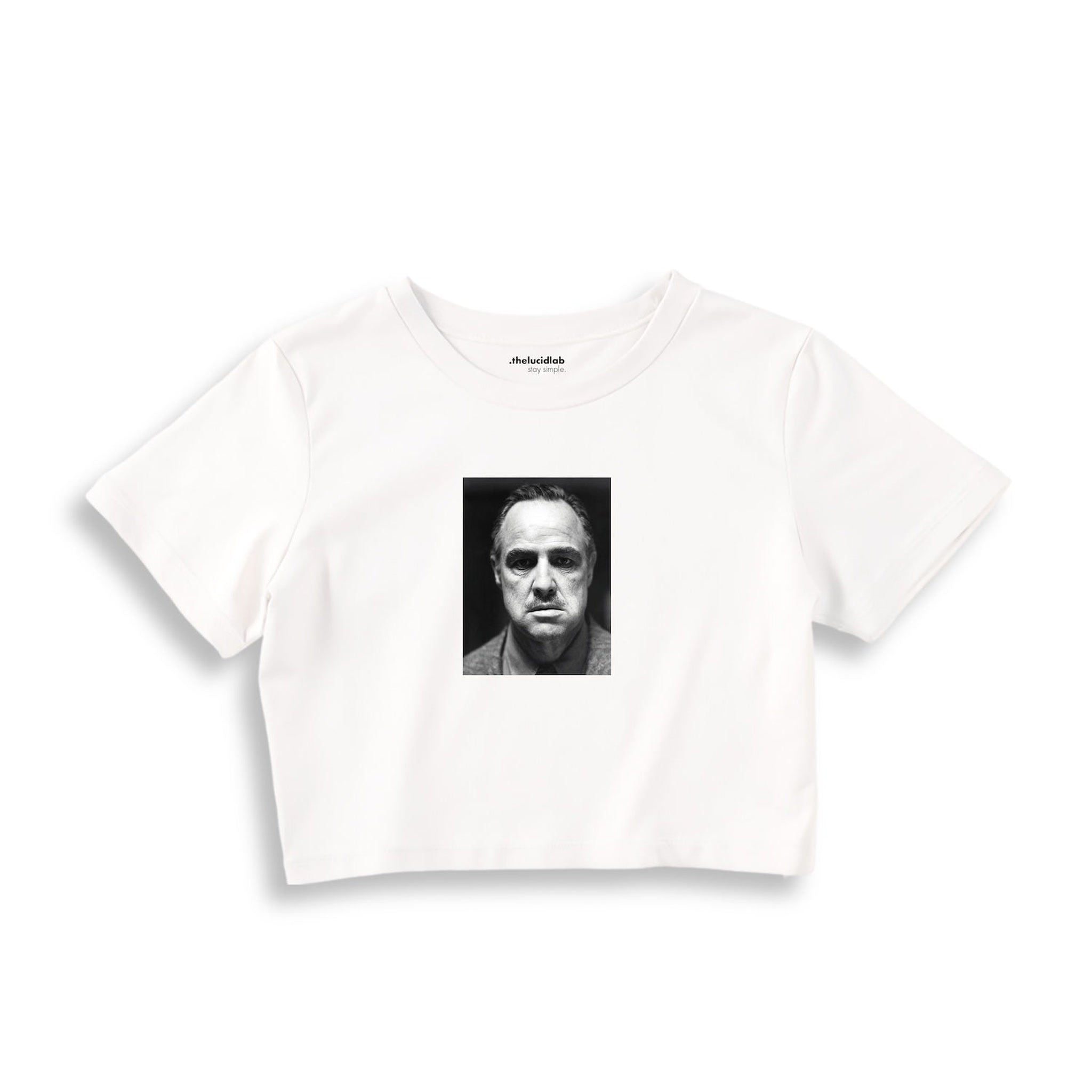 Marlon Brando / Godfather 1972 Crop Tişört