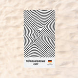Nürburgring Artwork Plaj Havlusu