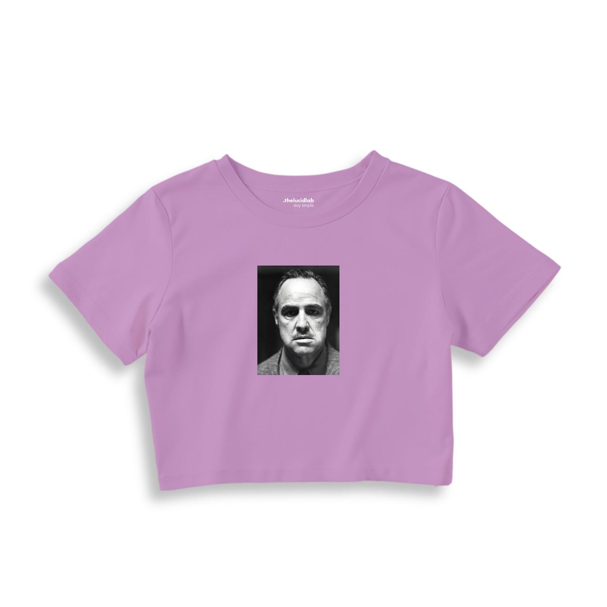 Marlon Brando / Godfather 1972 Crop Tişört