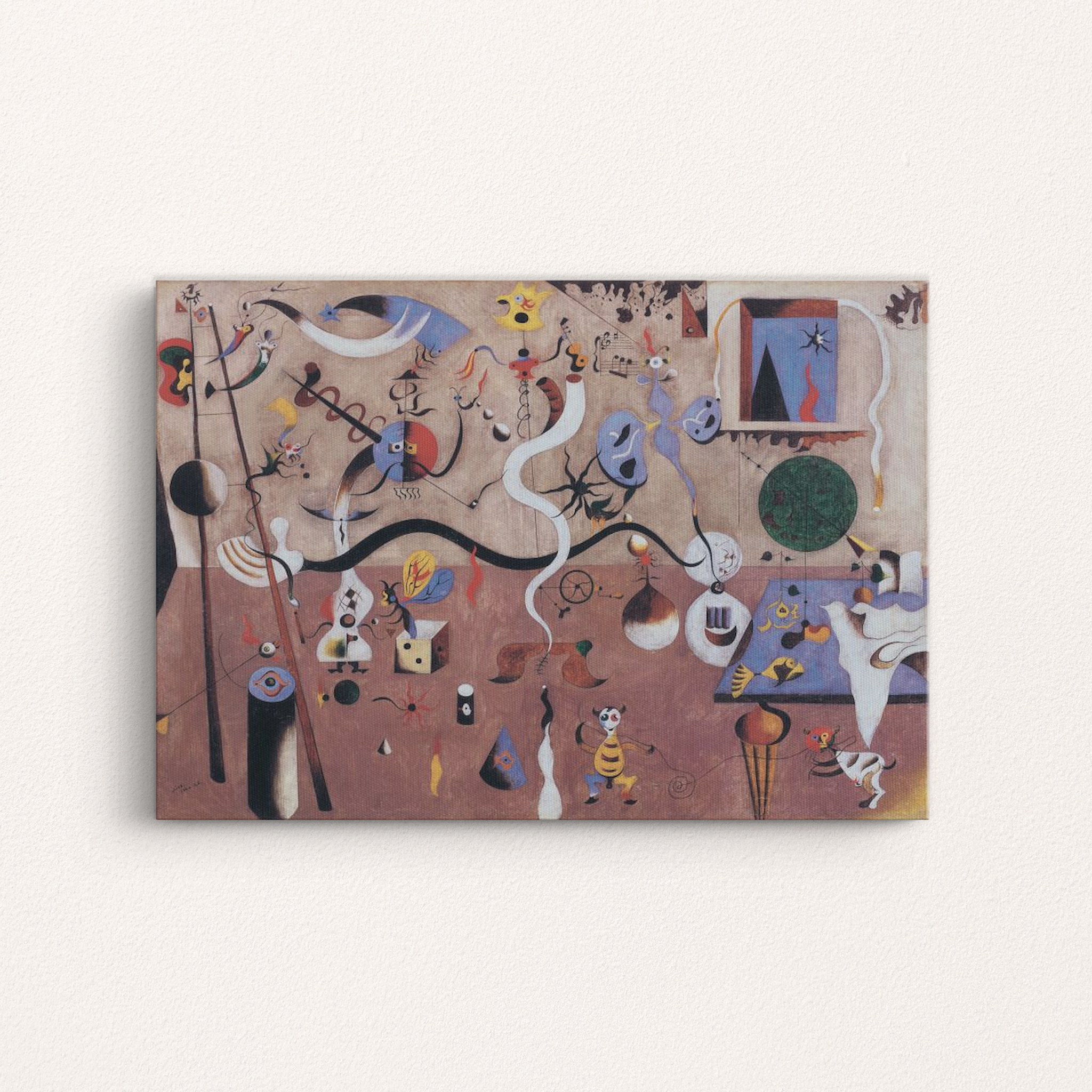 The Harlequin's Carnival Kanvas Tablo