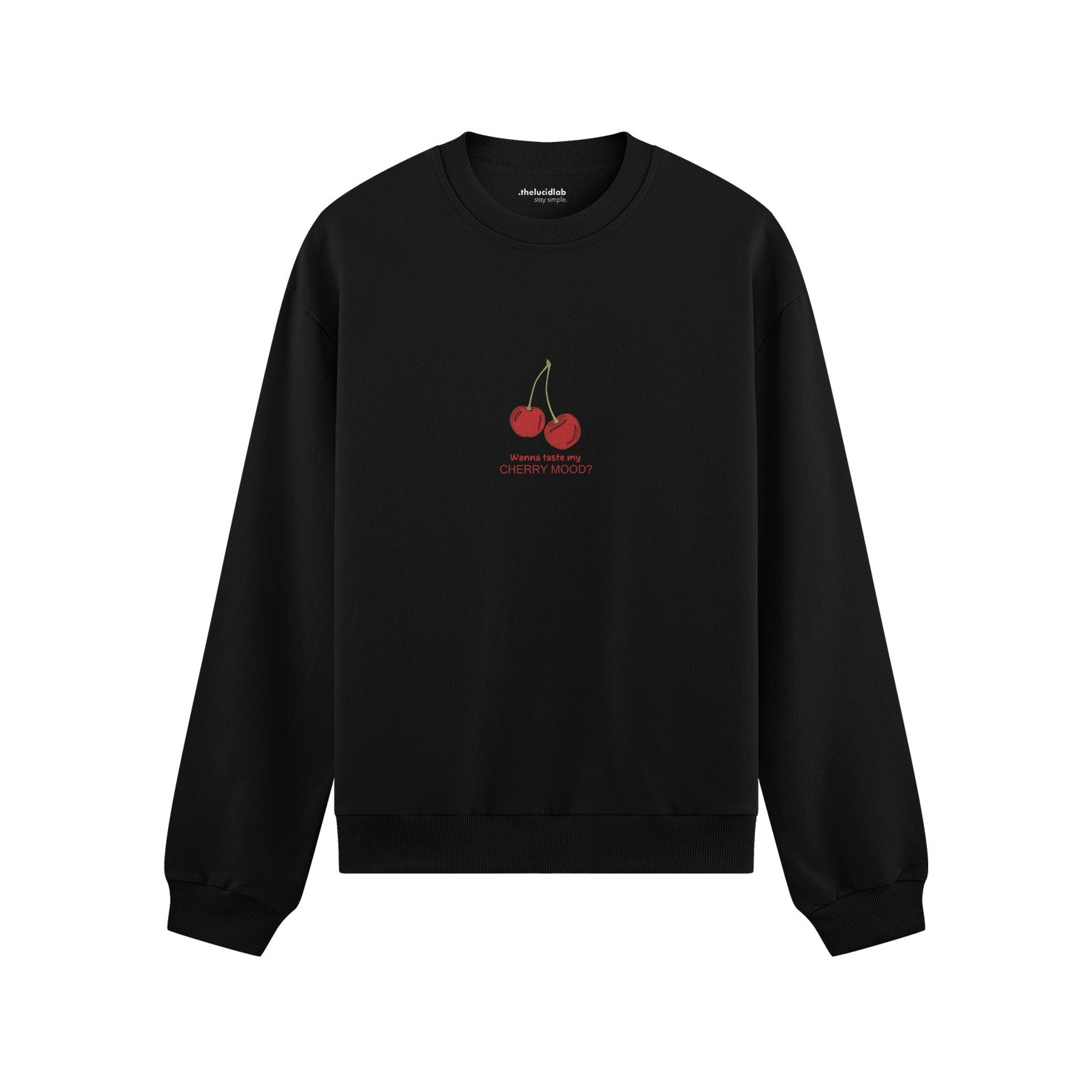 Cherry Mood Oversize Sweatshirt