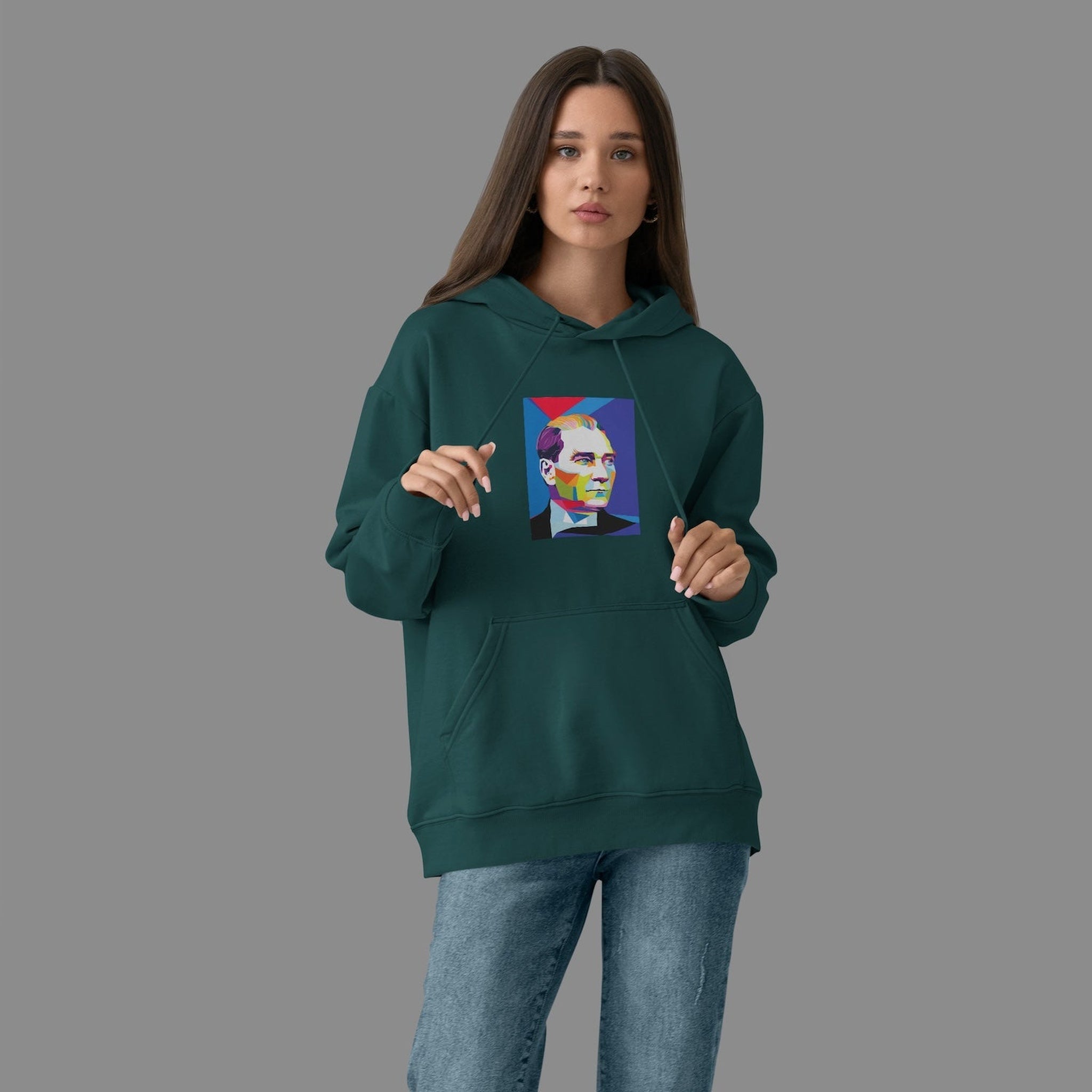 Atatürk Pop Art Hoodie