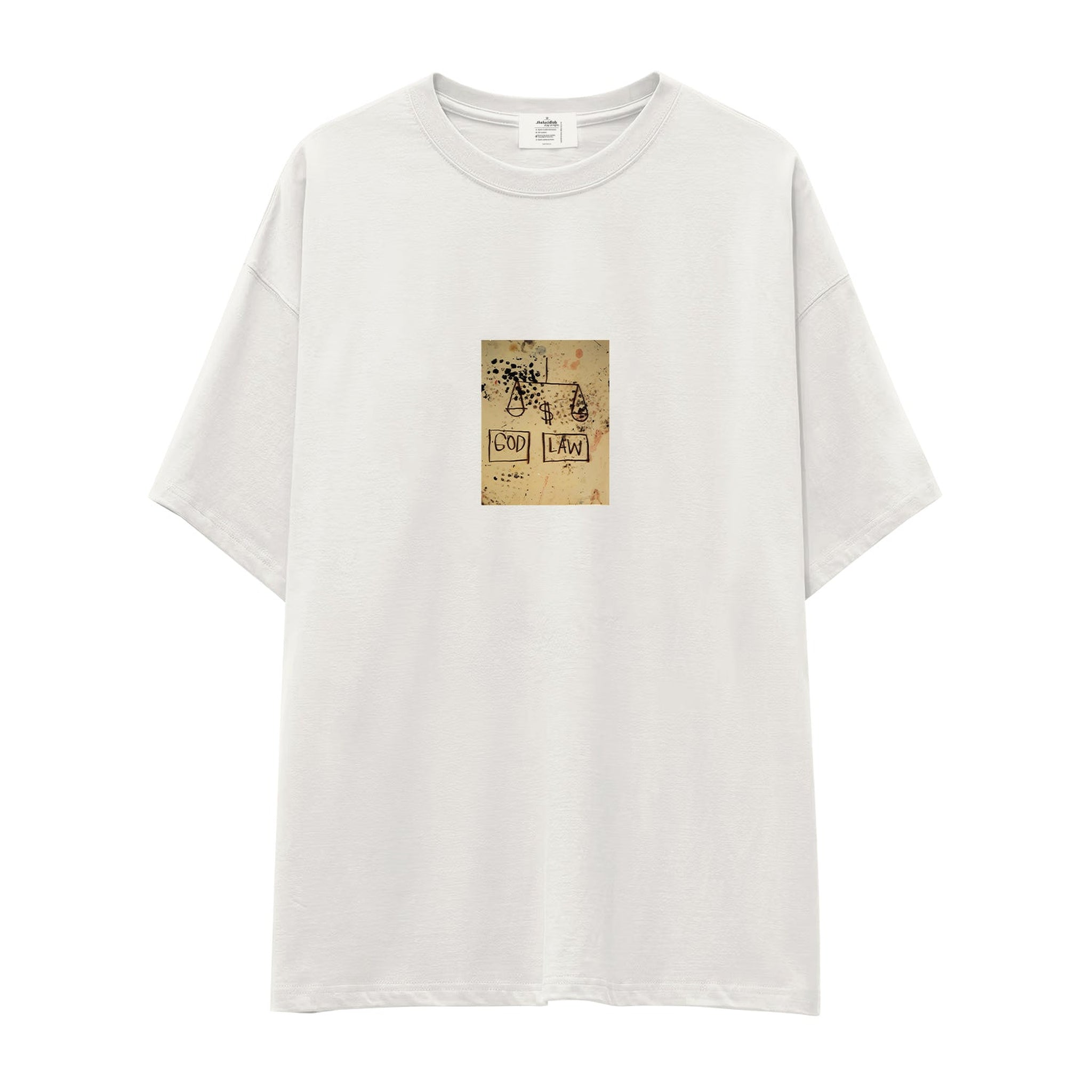 God, Law (1981) - Basquiat Oversize Tişört