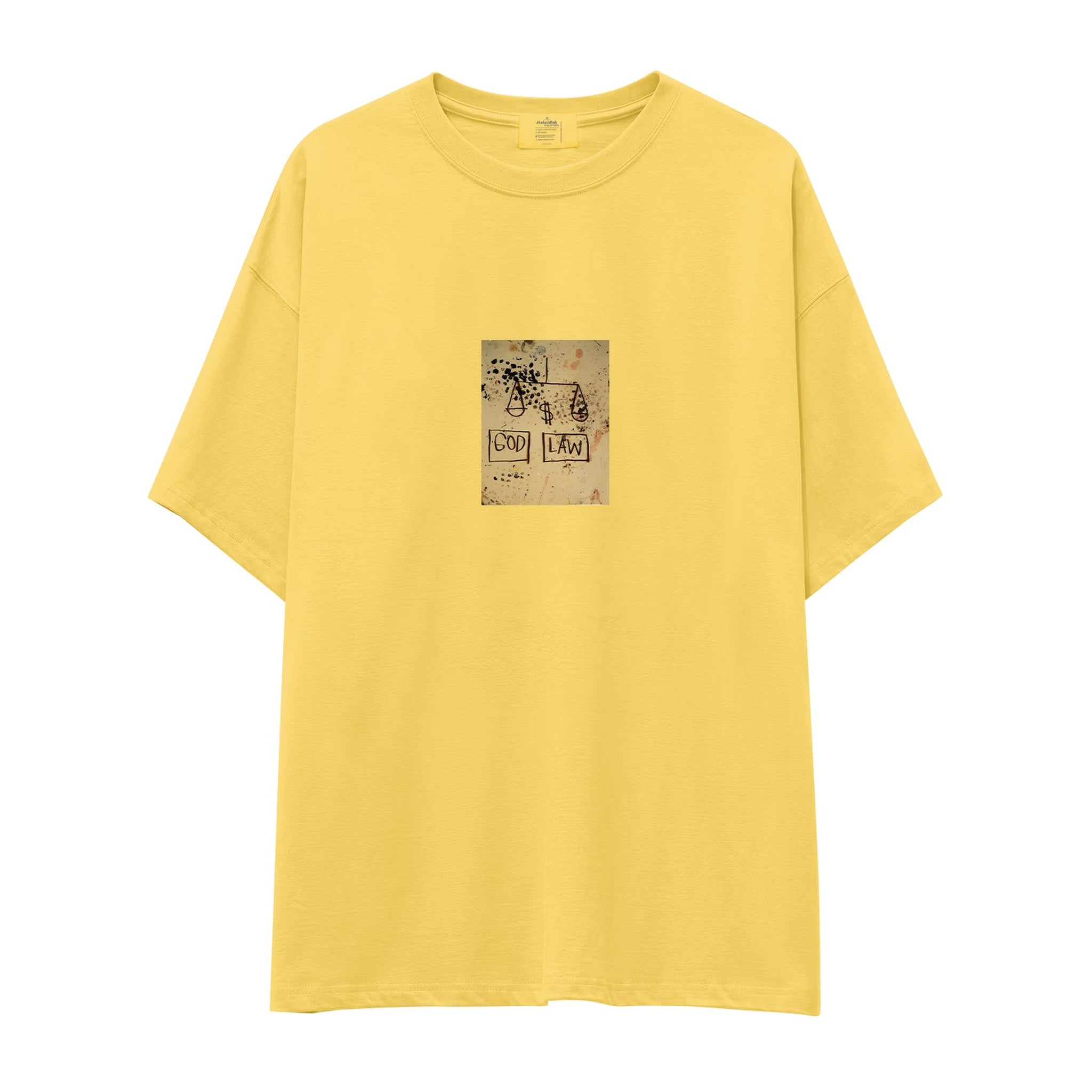 God, Law (1981) - Basquiat Oversize Tişört