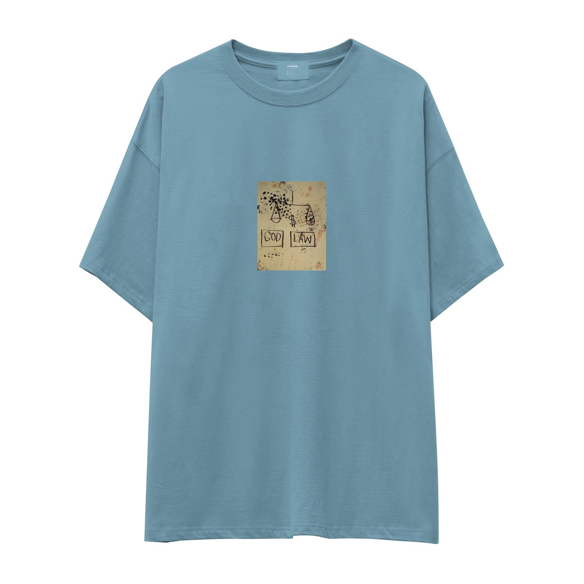 God, Law (1981) - Basquiat Oversize Tişört