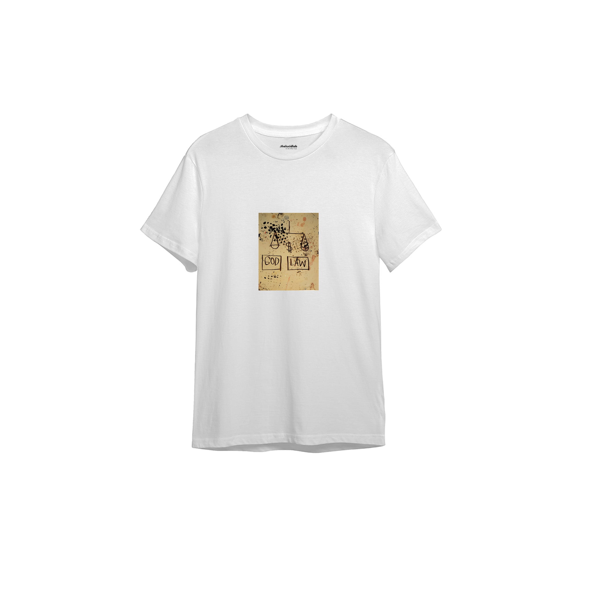 God, Law (1981) - Basquiat Tişört — Beyaz