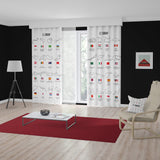 All Tracks White / Formula 1 Pistleri Fon Perde