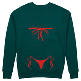 Red Bikini Sweatshirt