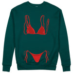 Red Bikini Sweatshirt