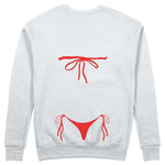 Red Bikini Sweatshirt