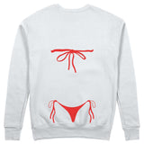 Red Bikini Sweatshirt