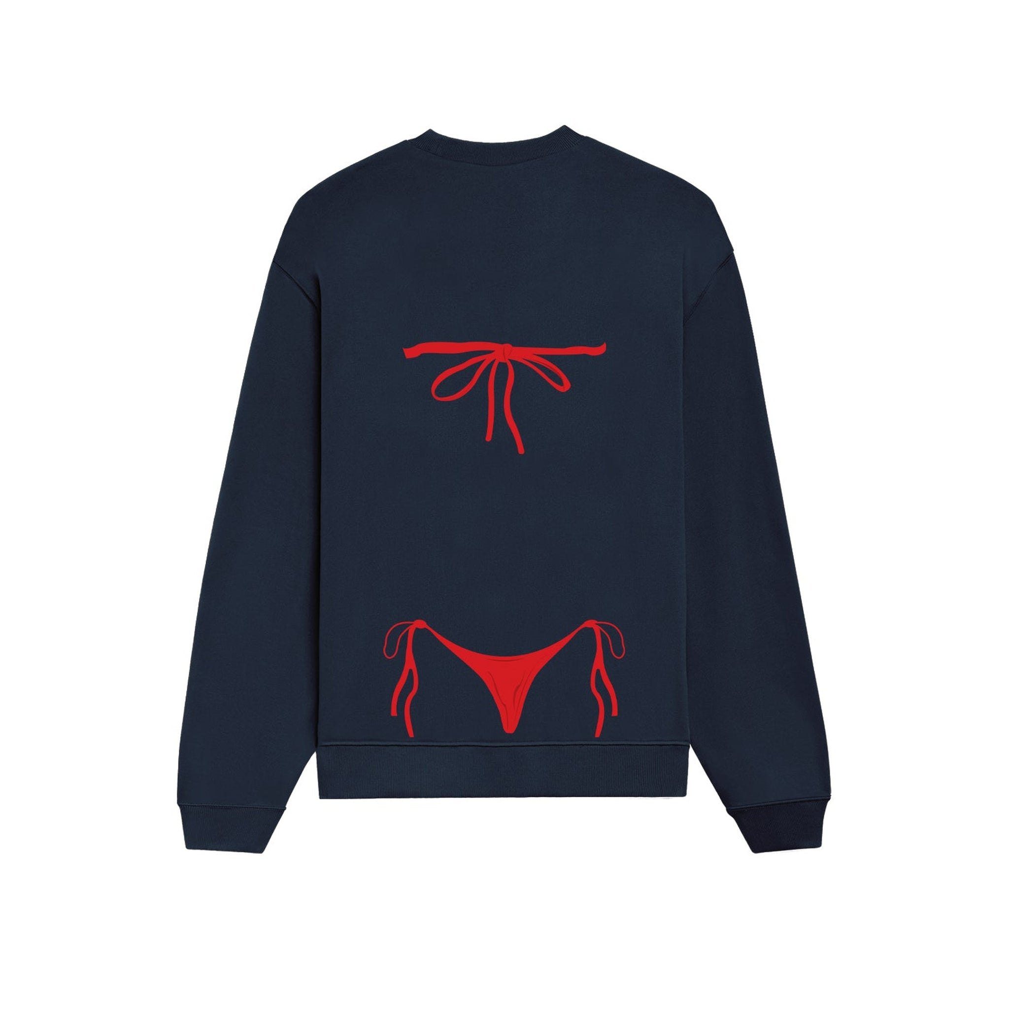 Red Bikini Oversize Sweatshirt