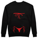 Red Bikini Sweatshirt