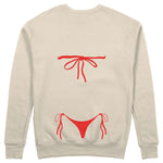 Red Bikini Sweatshirt