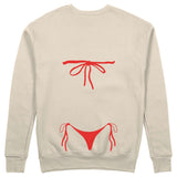 Red Bikini Sweatshirt