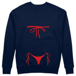 Red Bikini Sweatshirt