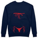 Red Bikini Sweatshirt